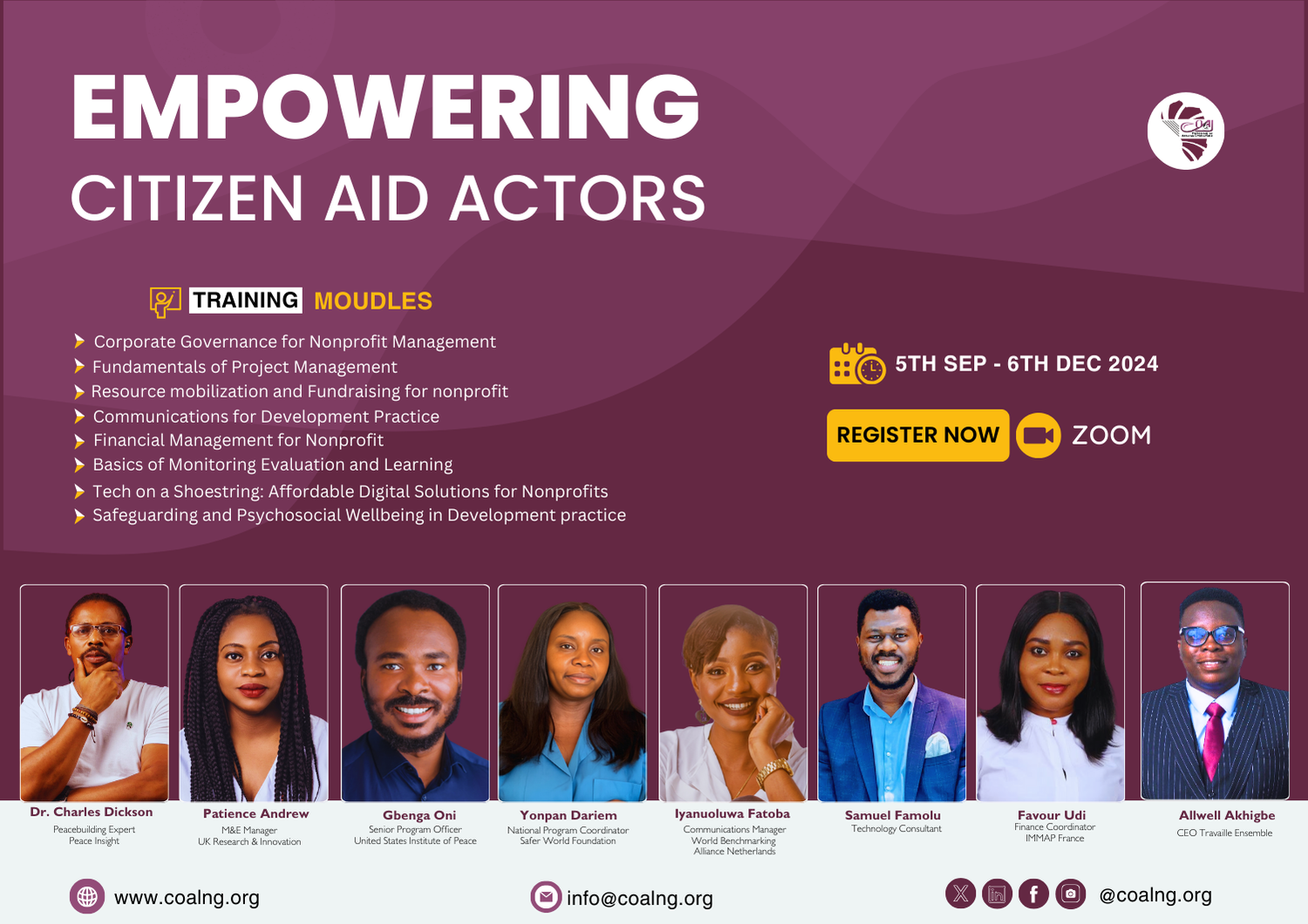 Empowering Citizen Aid Actors training series