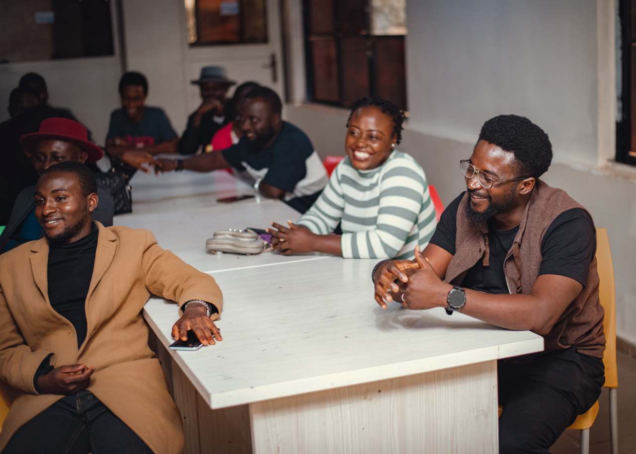 Young creatives at a COAL gathering